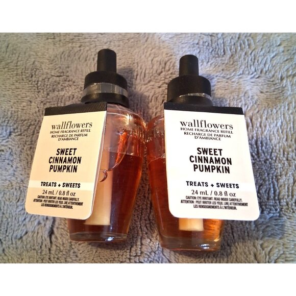 Bath & Body Works Other - Bath and Body Works Wallflowers 2 Count Lot - Sweet Cinnamon Pumpkin wallflower